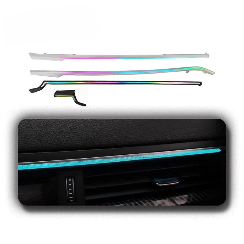 64 Colors LED Car Inside Ambient Lighting for 2017-2024 Audi A5 S5 B9 Dynamic Symphony Auto LED Light for Decoration Upgrade