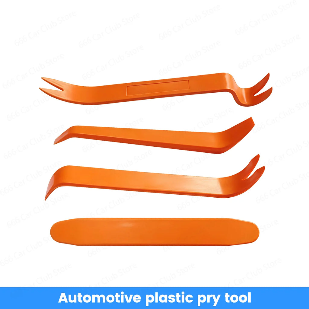 Vehicle Interior Door Panel Clip And Fastener Removal Tool Set - Automotive Trim Removal Picks And Prongs