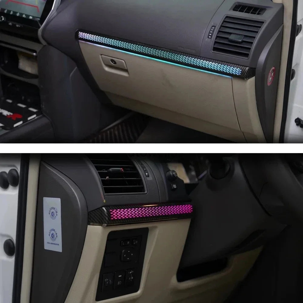 Starry sky style 22 light Phantom Ambient light for 10-19 style Toyota Land Cruiser Prado Ambient Lights  Ambience lamp button