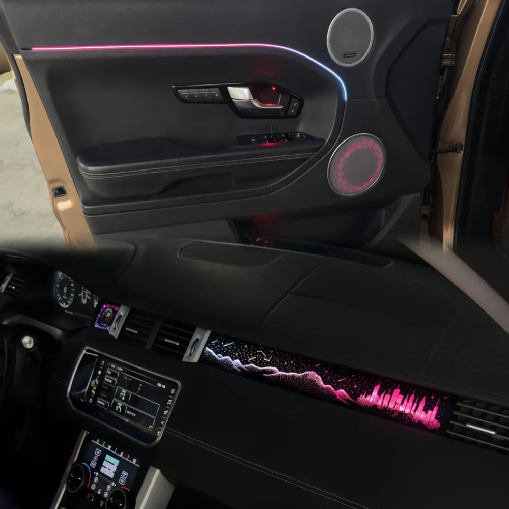 Car Interiors Ambient Lighting LHD/RHD For Land Rover Range Rover Evoque 2015-2018 64-Color LED Decorative Accessories