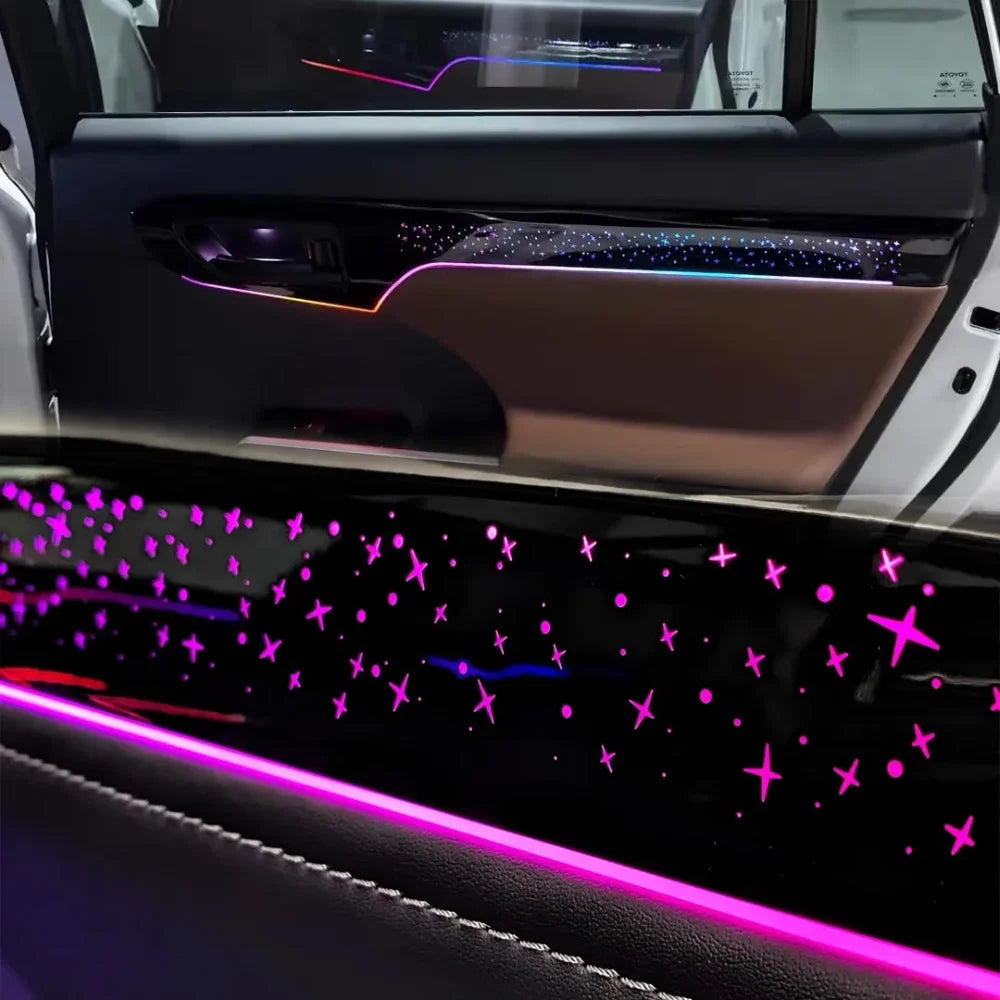Starry Sky Style Car Ambient Light for Toyota Highlander/Kluger XU70 2022-2024 Auto Car Led Lights for Interior Upgrade