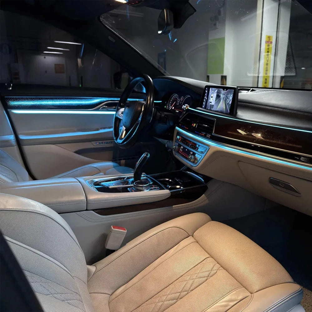 Car Ambient Light LED Strip for 2016-2022 BMW 7 Series G12 Auto Interior Decoration 12V Lights bar Atmosphere Light Upgrade