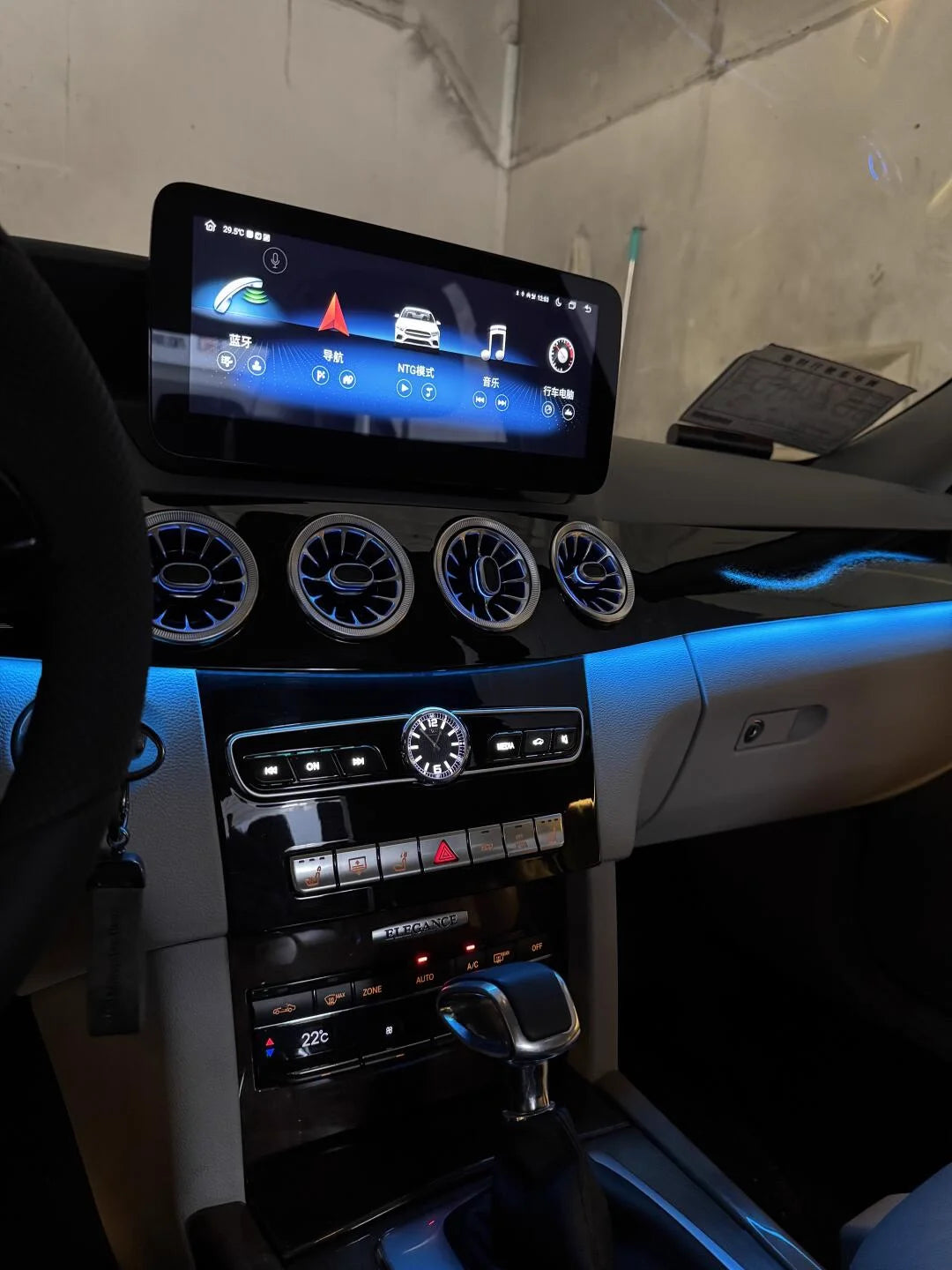 Upgrade 64-Color APP Control Atmosphere Light For Mercedes Benz E-Class W212 Car Interior Auto Lighting