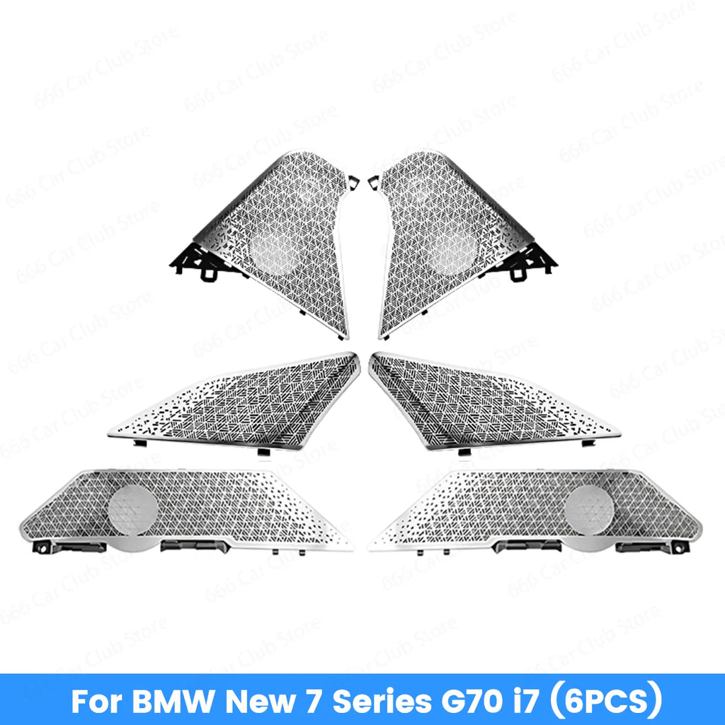 11 Colors LED Speaker Cover for BMW New 7 Series G70 I7 - Enhance Your Car's Audio Cover Ambient lighting ﻿