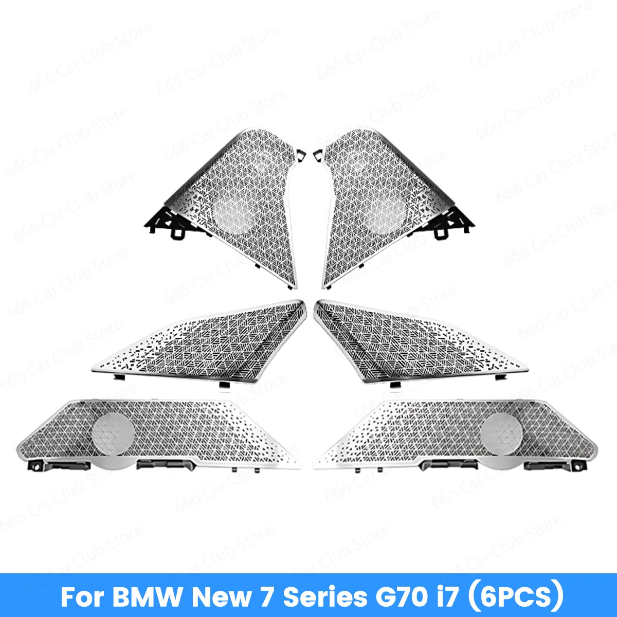 11 Colors LED Speaker Cover for BMW New 7 Series G70 I7 - Enhance Your Car's Audio Cover Ambient lighting ﻿