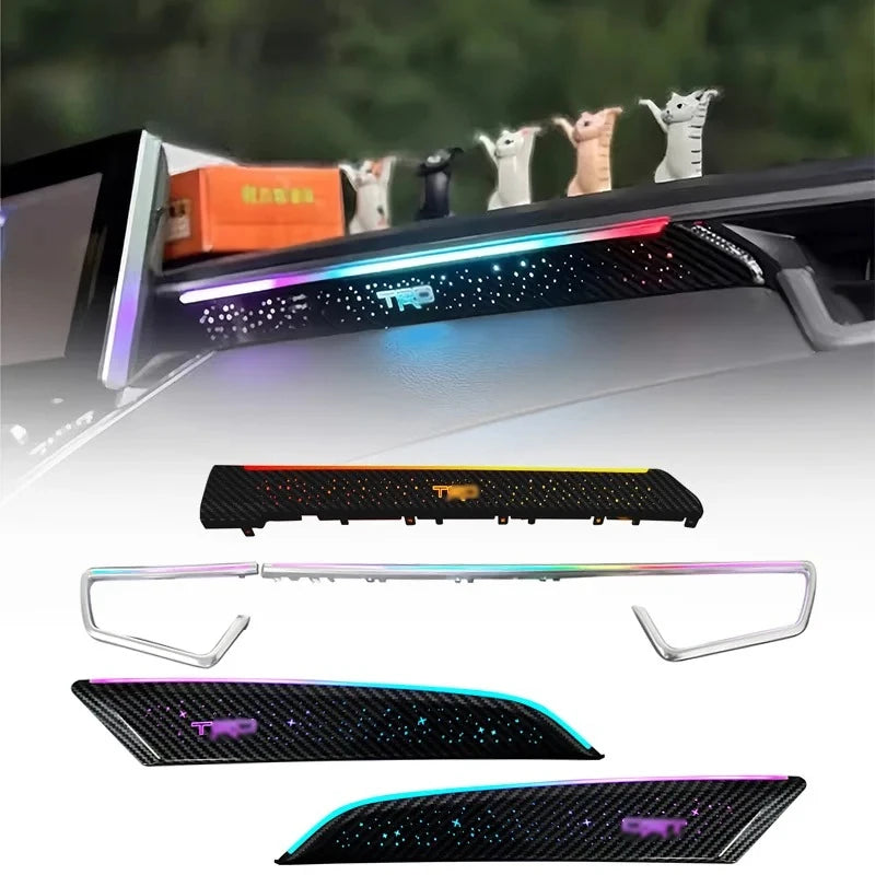 Upgrade Car Interior LED LHD/RHD Colorful Lights 64-color Ambient Lighting Kit For Toyota COROLLA CROSS 2022-2025
