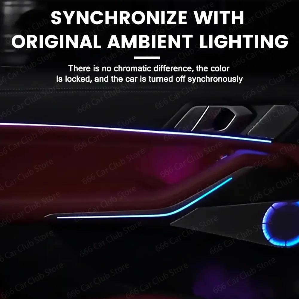 11 Colour Door Decorative Light For BMW X5 X6 X7 G05 G06 G07 Indoor Modification Accesso 4-door Soft LED Ambient Light