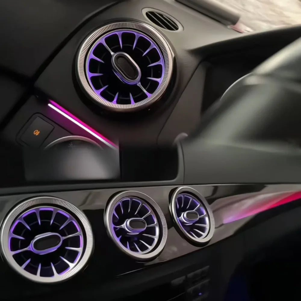 Car Interior LED Ambient Light For Mercedes-Benz C-Class W204 2010-2014 Dynamic Symphony Christmas Decoration Kit