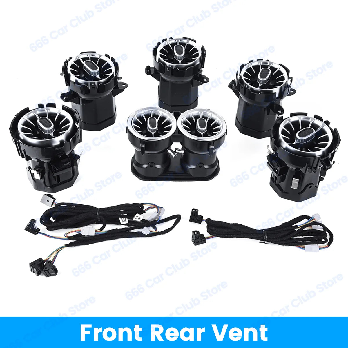 64 Colours LED Atmosphere lights For Mercedes Benz W247 GLB B Class Car RGB 4D Speaker Turbo Vent Decorative Ligh