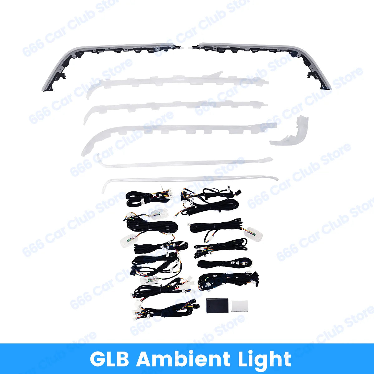 64 Colours LED Atmosphere lights For Mercedes Benz W247 GLB B Class Car RGB 4D Speaker Turbo Vent Decorative Ligh