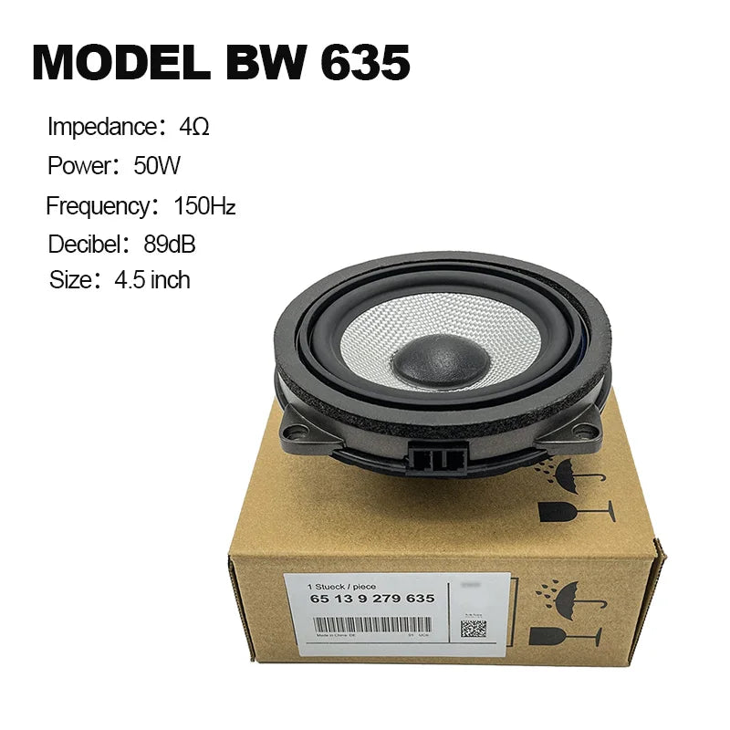 4.5 In Door Panel Midrange Horn For BMW G20 G30 G32 G11 G12 G14 G15 G16 F92 F93 High Quality HIFI Music Loundspeaker Accessories