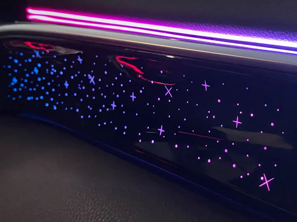 LED Car Inner Ambient light For Toyota Camry 2018-2023  Dynamic Ambient Lamp Original Car 1:1 Mold Kit Button APP Control