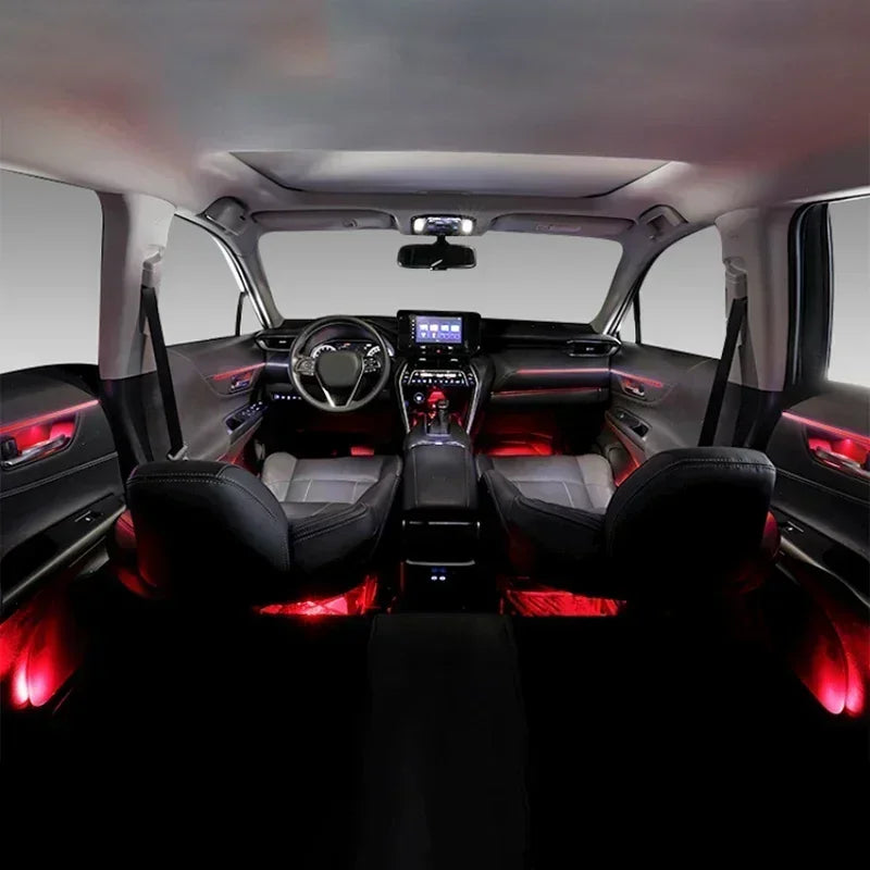 Interior Light Upgrade For Toyota HARRIER/VENZA 2022-2025 LED Ambient Light Carved Illusion Atmosphere Light button APP control