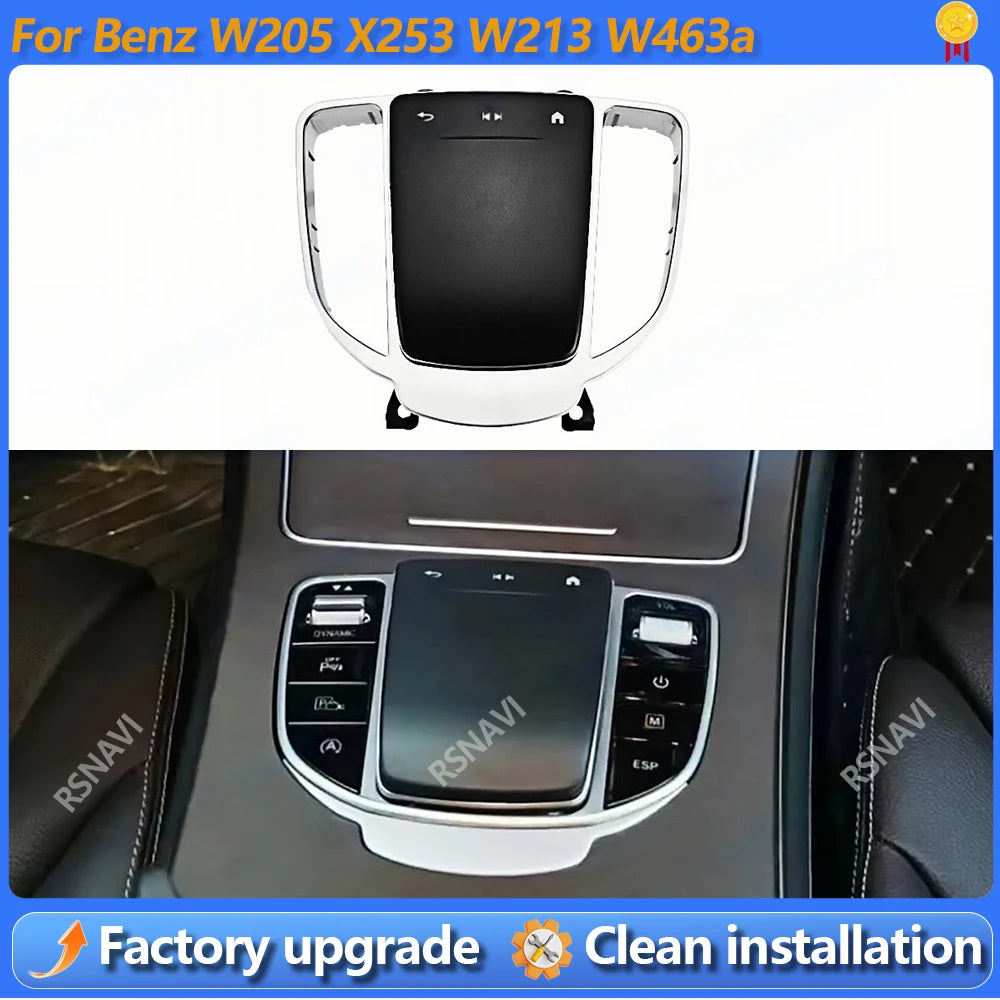 Touch Mouse Multimedia Buttons For Mercedes Benz W205 W213 W463a X253 G GLC Old To New Car Central Control Knob Joystick Upgrade