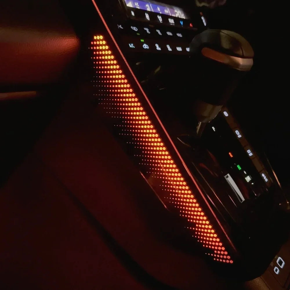 64 Color Dynamic RHD Ambient Light for Toyota Innova Hycross 2022-2025 OEM Car Interior Saddle Light Accessories Decoration
