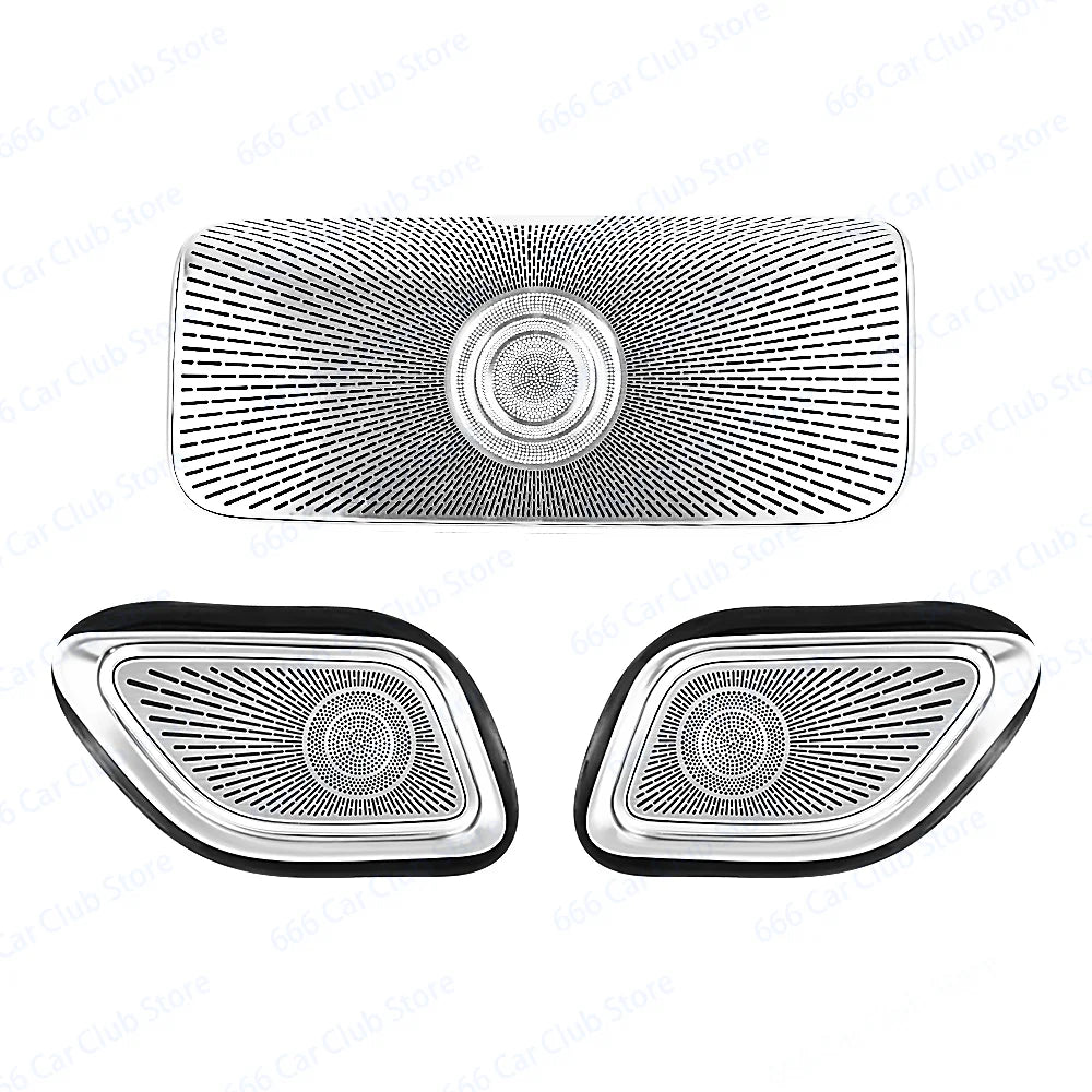 Original 64 Colours Car Roof Surround Speaker For Mercedes-Benz C-Class W206 X254 GLC Car LED Speaker Cover 3 Piece Set Part