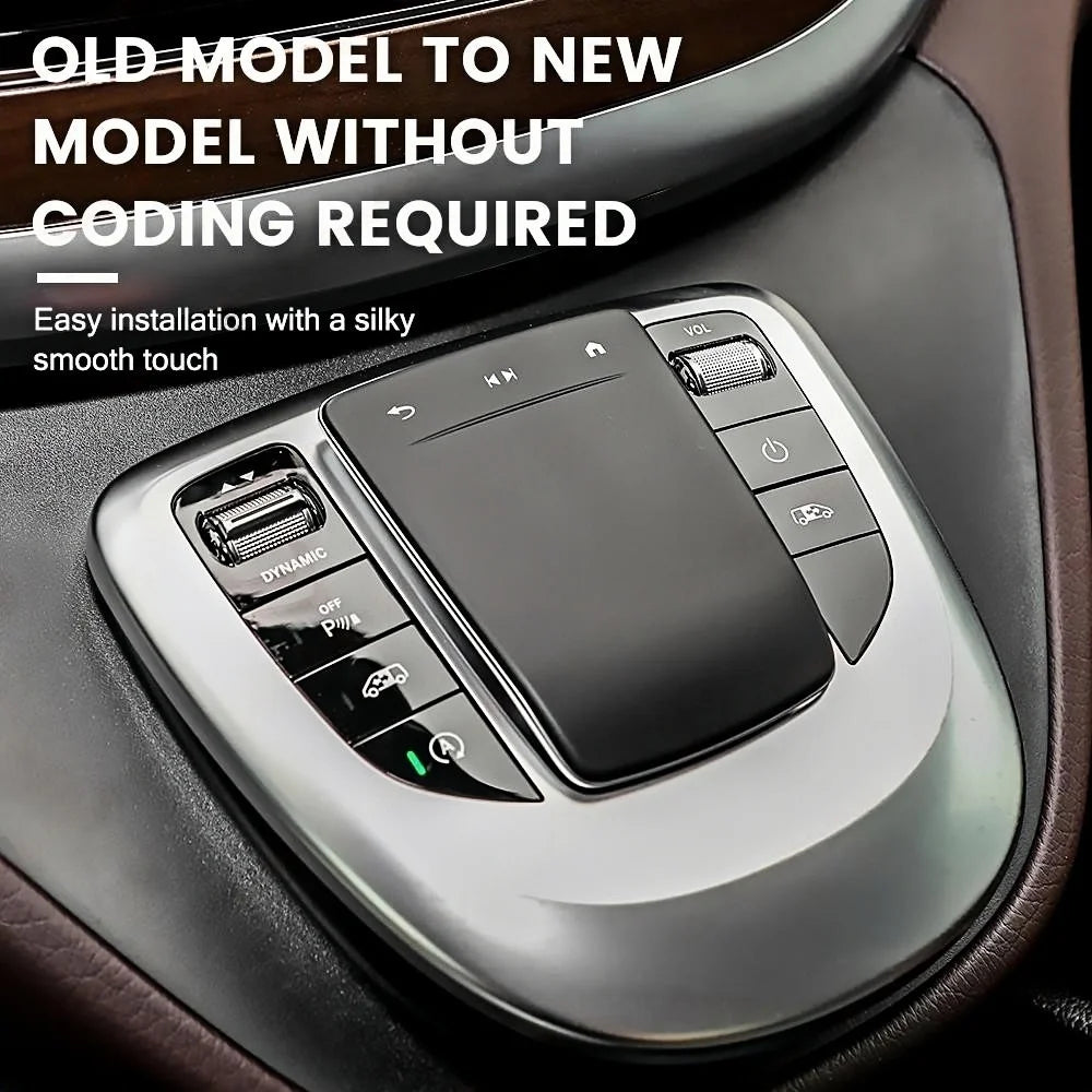 Old To New Original Car Central Control Knob Joystick Touch Mouse Multimedia Buttons For Mercedes Benz W447 V Class