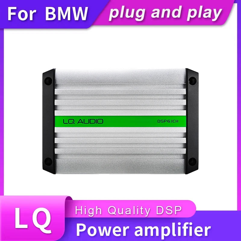 Car Power Amplifier For BMW F10 F15 F26 F30 G30 E90 E70 Series Music Stereo Bass Woofer Subwoofer Speakers Sound Amplifier Audio