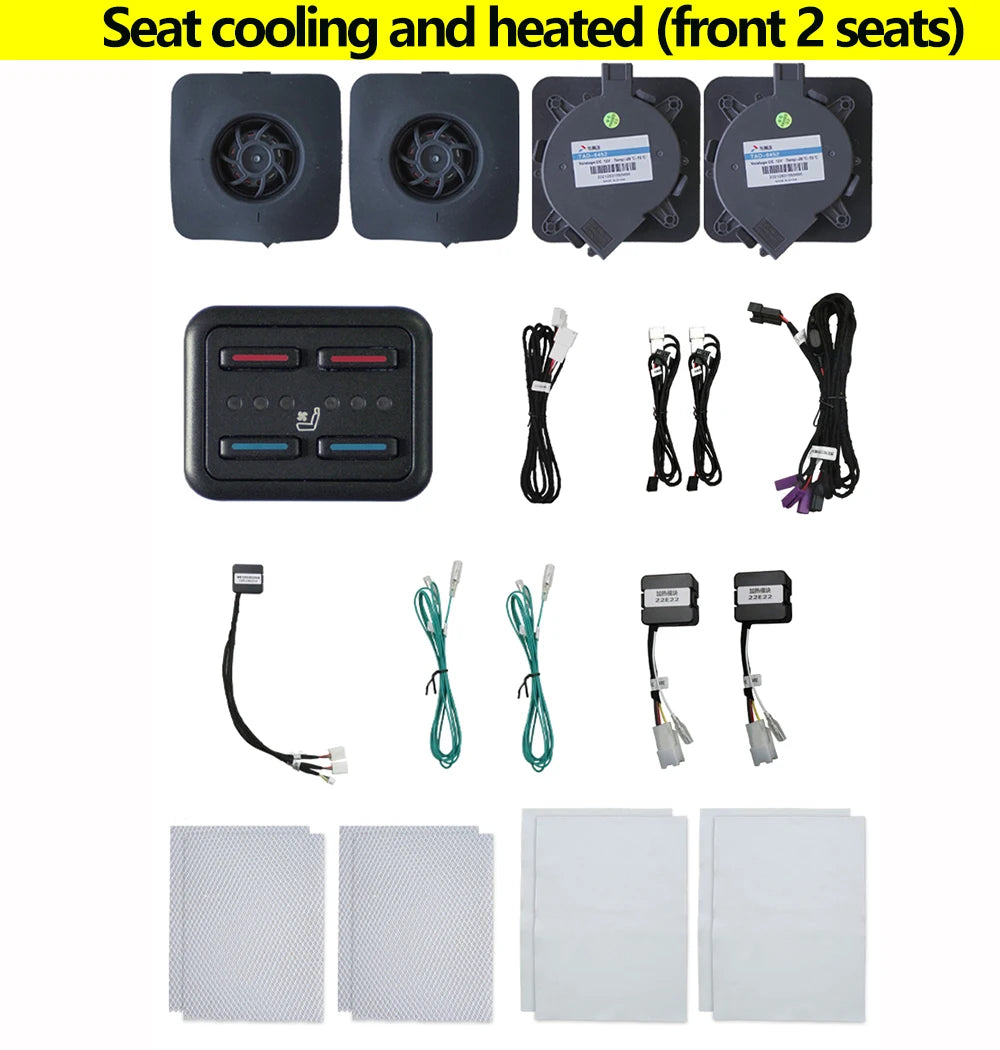 Car Seat ventilation Cooling Blower For HONDA  Accord 2018-2022 modified button control double seat, three-speed suction