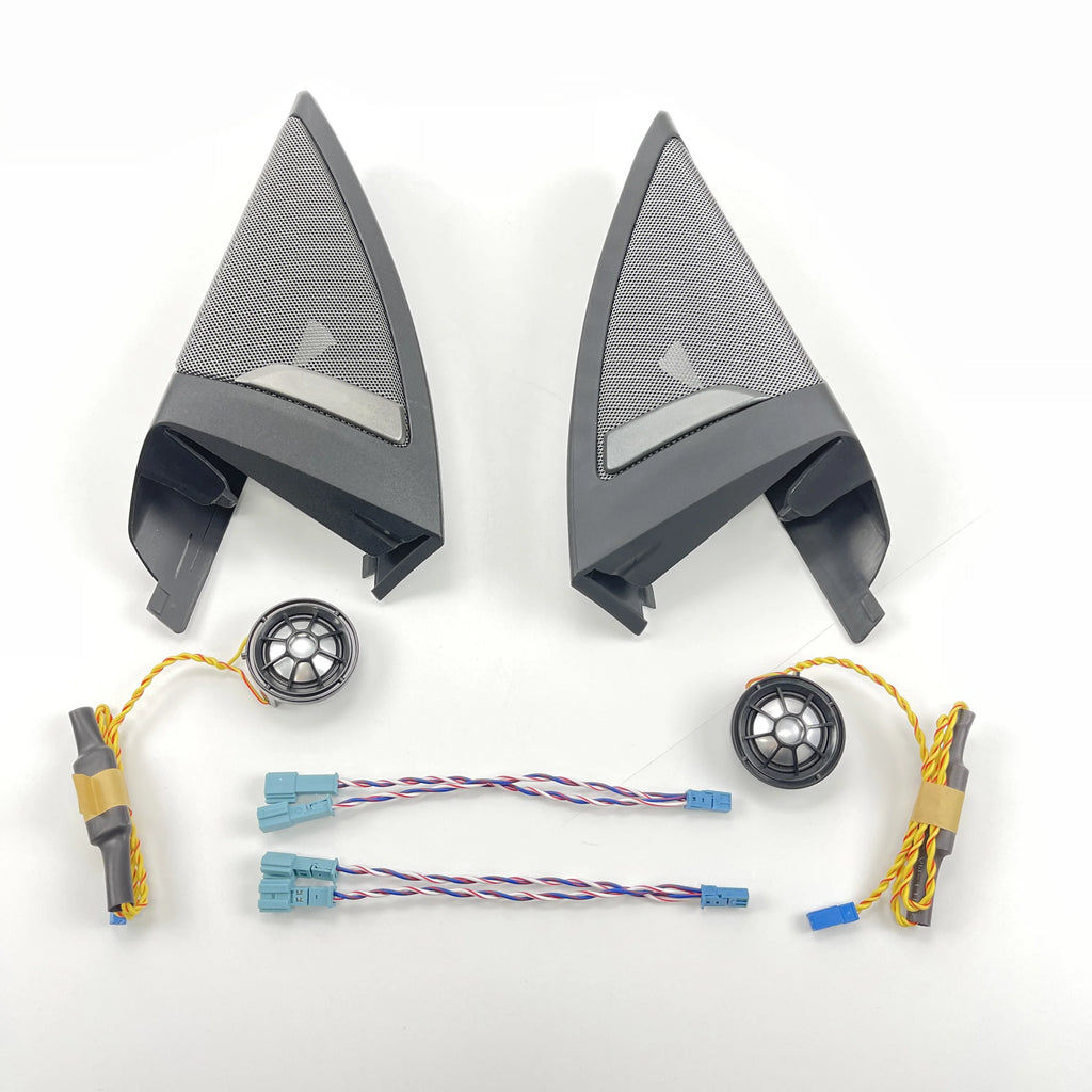 Audio upgrade High quality horn triangle frame decoration For Car BMW New X3 G01 Speaker Trumpet Fit front door  tweeter cover