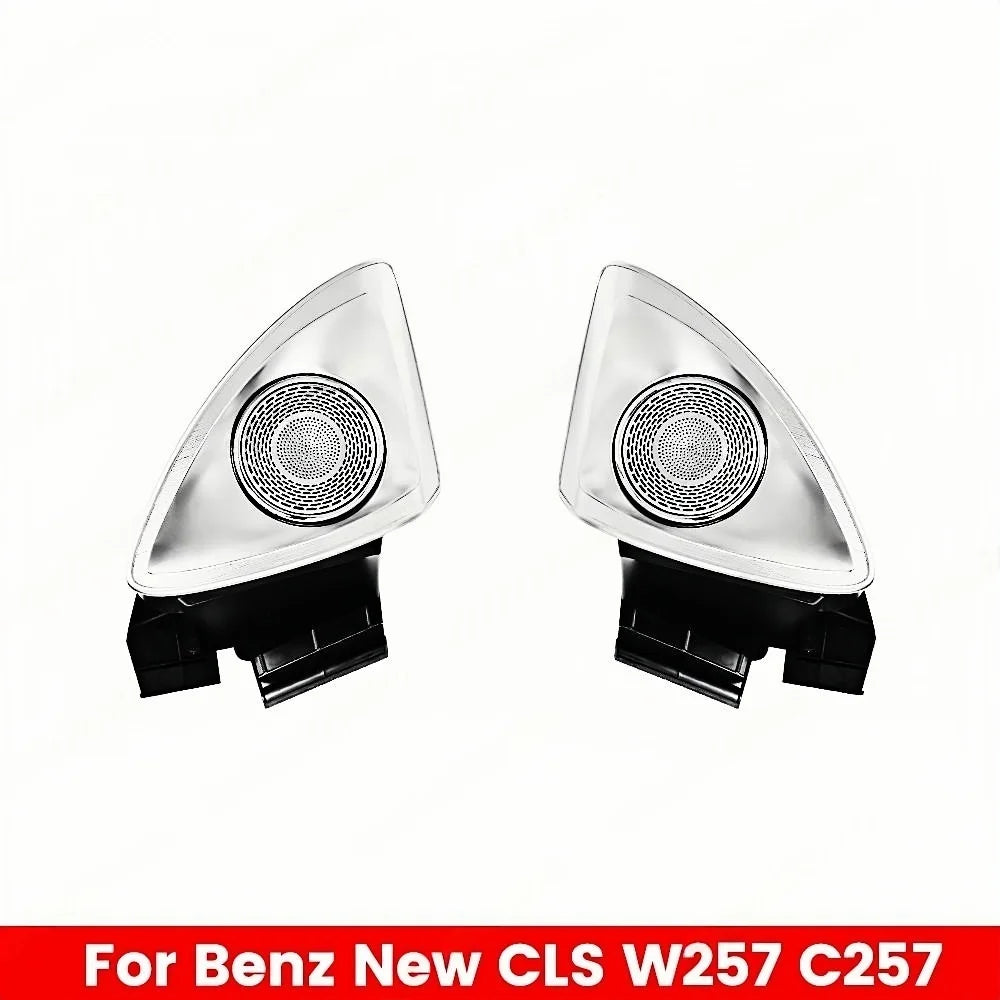 4D Rotation Glow Tweeter Speaker For Mercedes Benz CLS-class W257 C257 Loudspeaker LED Treble Audio Trumpet Horn