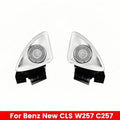4D Rotation Glow Tweeter Speaker For Mercedes Benz CLS-class W257 C257 Loudspeaker LED Treble Audio Trumpet Horn