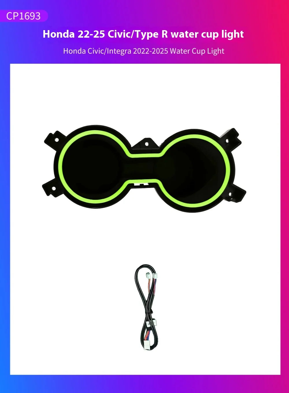 LED Car Inner Ambient light for Honda Civic 11TH 2022-2025 OEM Design Dynamic Ambient Lamp Original Car 1:1 Mold Kit APP Control