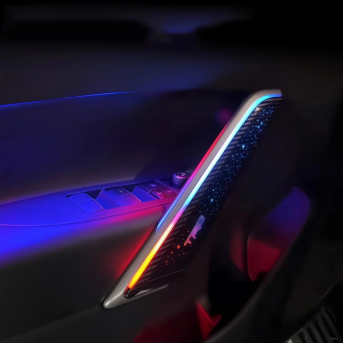 Upgrade Car Interior LED LHD/RHD Colorful Lights 64-color Ambient Lighting Kit For Toyota COROLLA CROSS 2022-2025