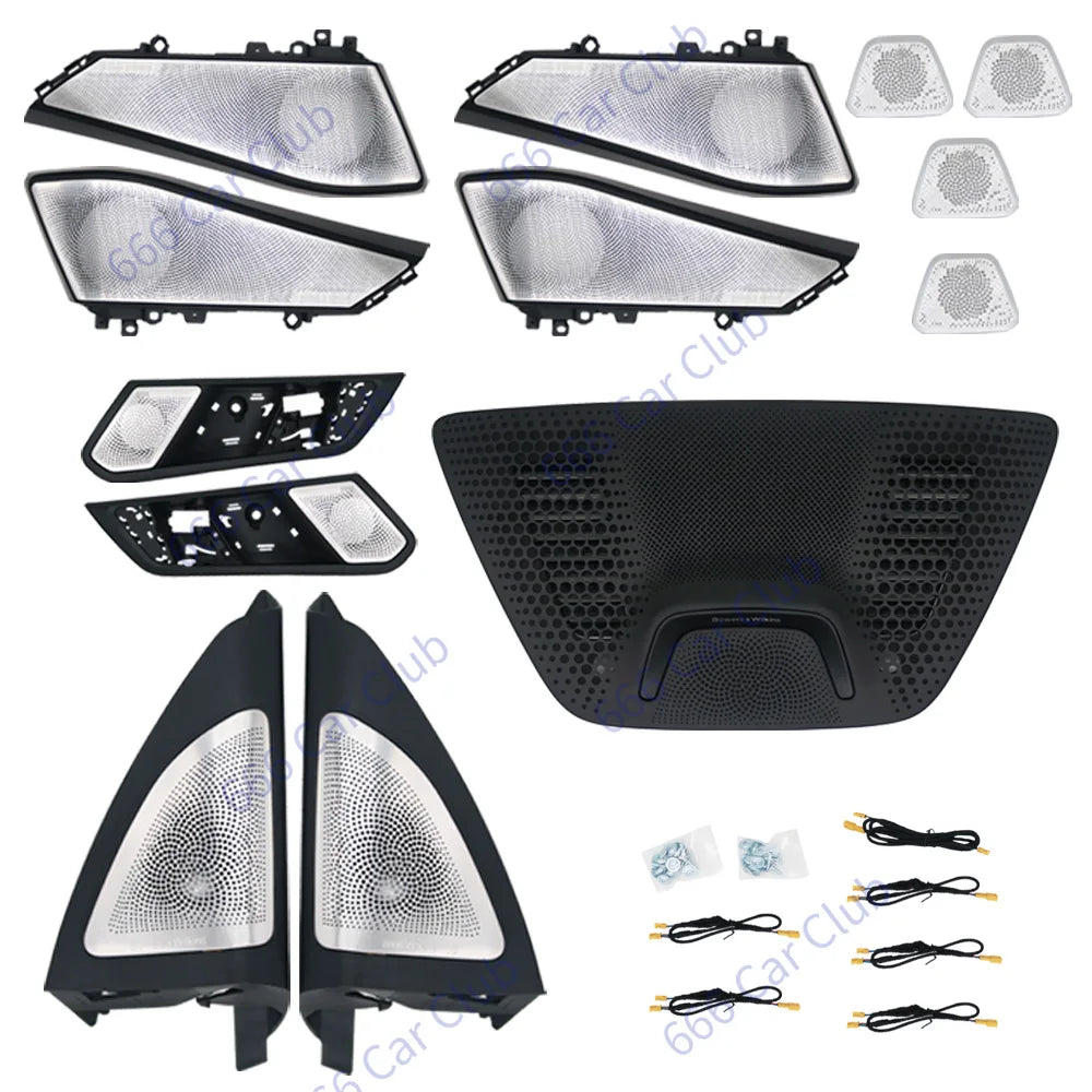 11 Colours LED Speaker Cover For BMW New X5 X6 X7 G05 G06 G07 Car Midrange Tweeter Music Stereo Horn Ambient Light Decorate Lamp