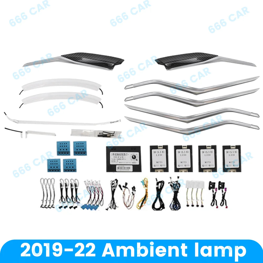11 Colours LED Ambient Light For BMW G20 New 3 Series Car Interior Instrument Panel Saddle Decorative Lamp RGB Refit Accessories