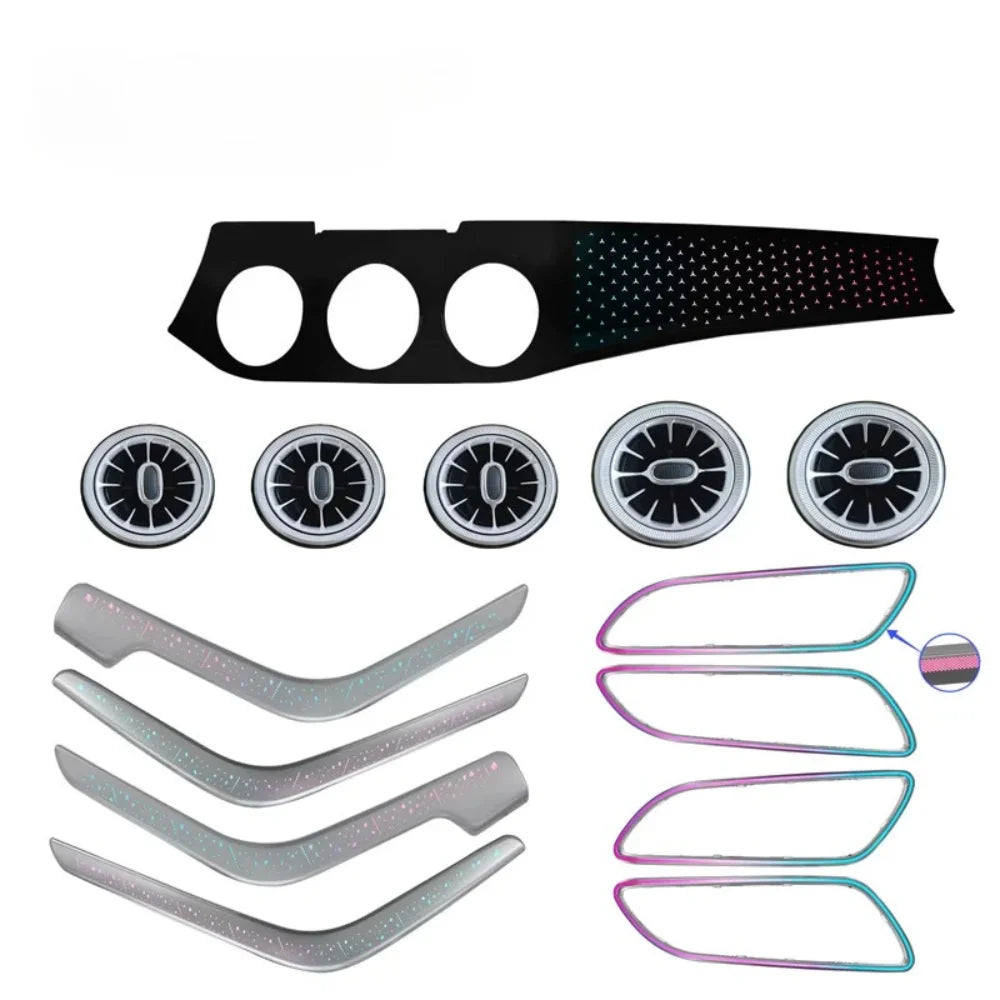 Car LED Ambient Lighting Kit For Mercedes Benz CLA/GLA/A/B-Class W156/ W117/W246 /W176 Interior Starry Air Outlet Lights