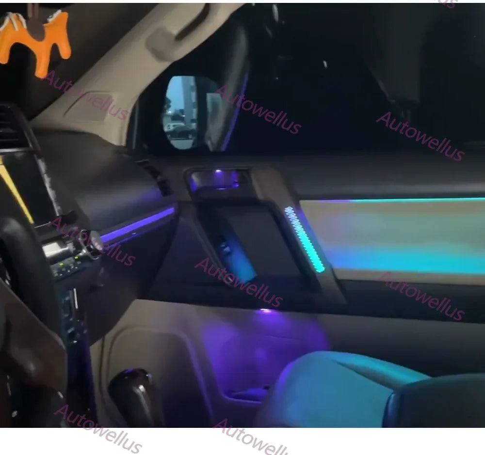 Auto AccessariesFor Toyota Prado 2009-2019 Luxury Interior LED Footlight Upgrade With Dynamic Ambient Lighting & Special Button