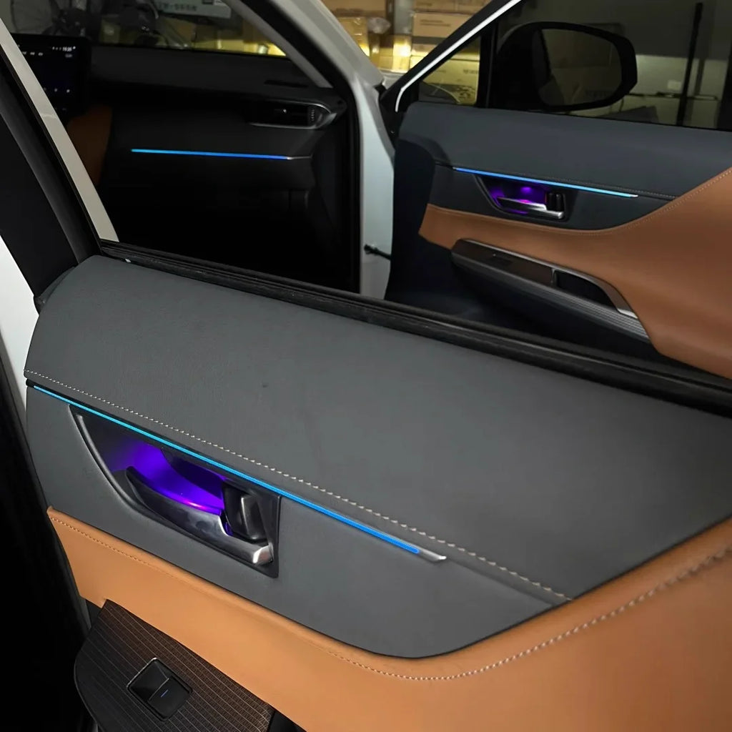 Upgraded 12V 3-5W Car Interior 64 Color Ambient Light For Toyota Harrier/Veloz LED Dynamic Symphony Atmospheric Light Kit