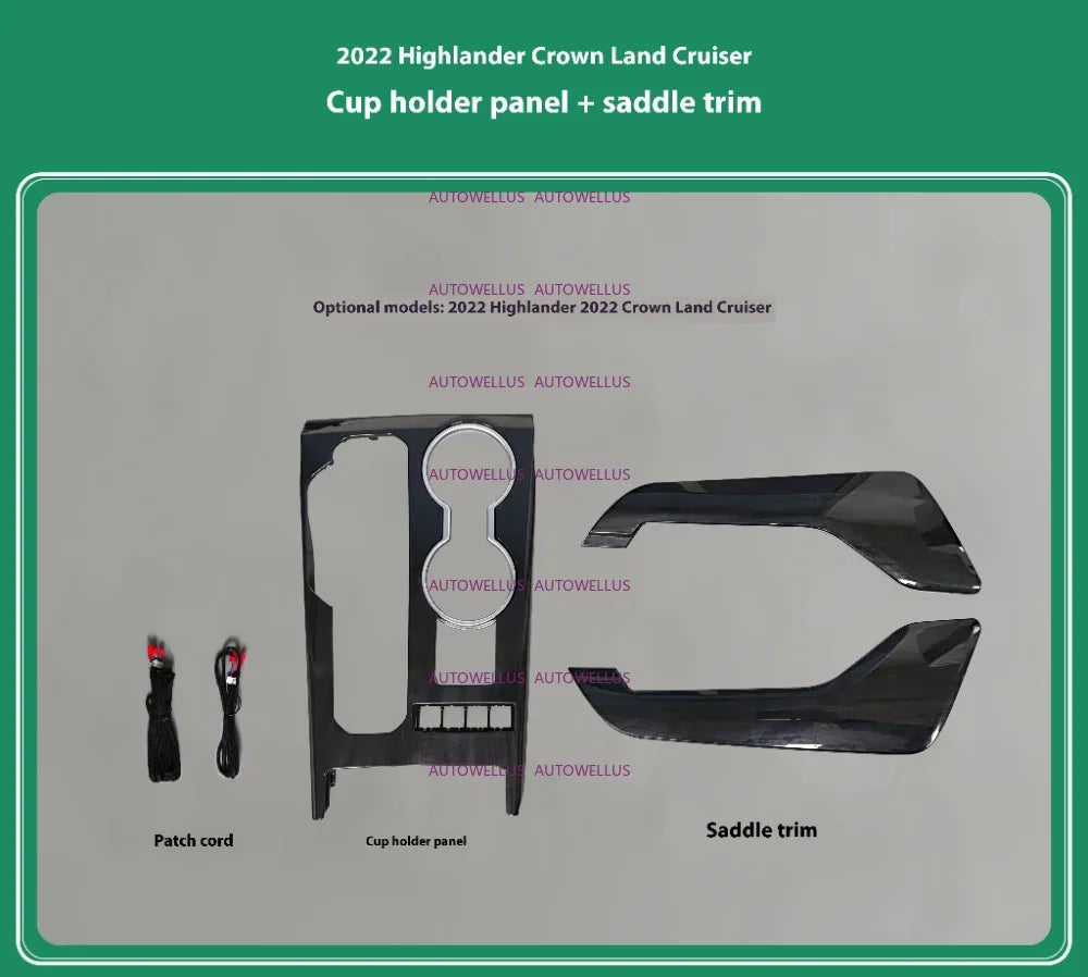 Auto Accessaries1:1 Mold Panel Atmosphere Light For Toyota Highlander 2022 2023 Dynamic Ambient Light Automotive LED Interior Sa