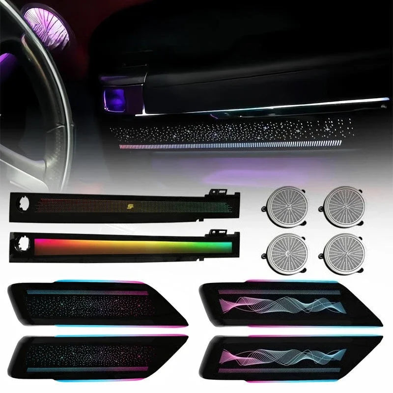 Car Interior Ambient Lighting for Land Rover Range Rover Sport 2014-2022 Dynamic Symphony 64-color LED Speaker Cover Light