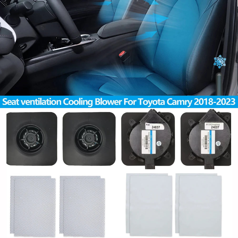 Car Seat ventilation Cooling Blower For Toyota Camry 2018-2023 2 Seat Intelligent Backrest fan specail button control