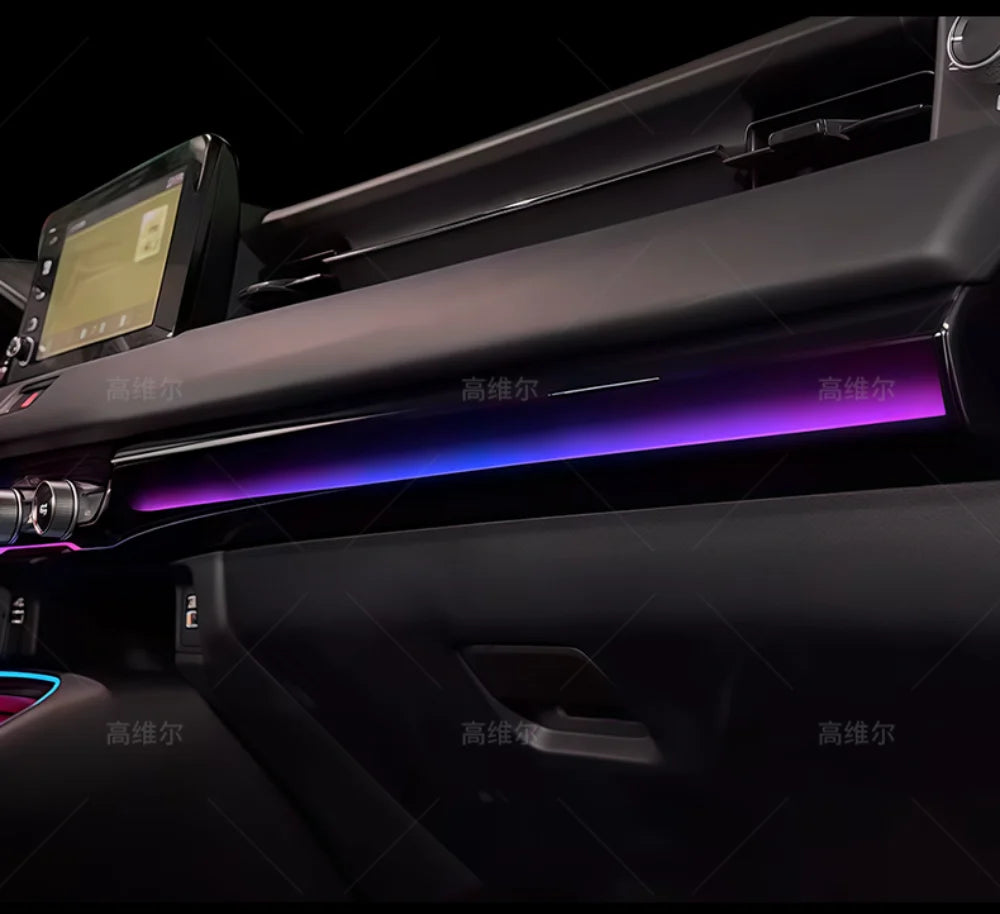 Automotive Inter LED Ambient Light For Honda Vezel 2023-2025 64 color dynamic Atmosphere door Panel Lights Button APP control