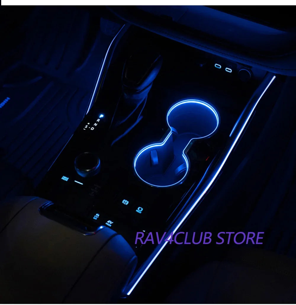 Auto Accessaries1:1 Mold Panel Atmosphere Light For Toyota Highlander 2022 2023 Dynamic Ambient Light Automotive LED Interior Sa