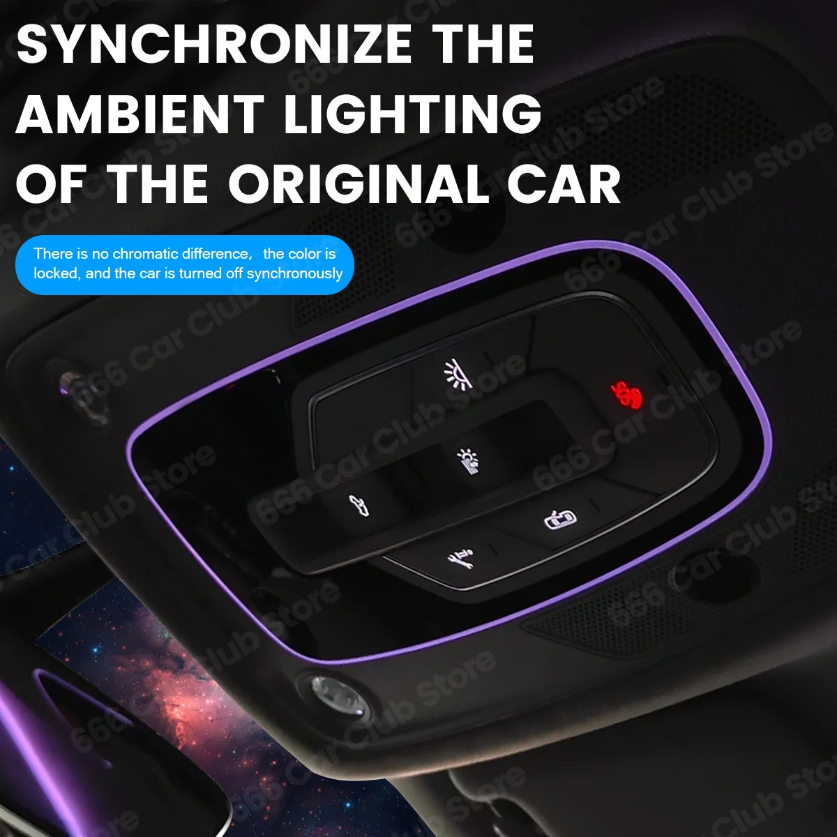 32 Colour Car LED Car Top Reading Light For Audi A4 A5 Q5 B9 A6 A7 C8Top Decorative Light Atmosphere Lights Modified Accessories