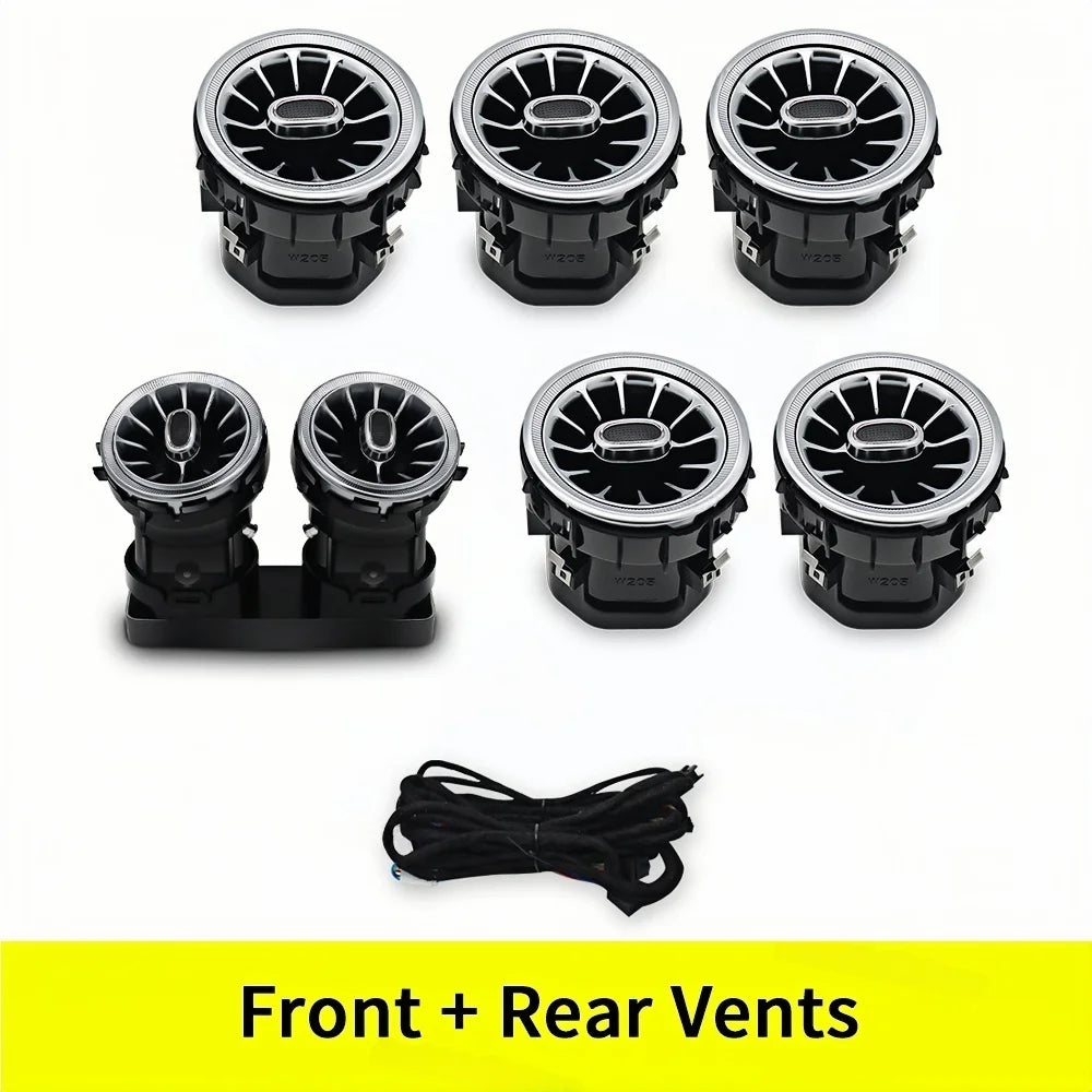 Ambient Light 3/12/64 Colours For Mercedes-Benz C/GLC Class Coupe W205 C43 C63 X253 LED Vents Speaker Decorative Light Retrofit
