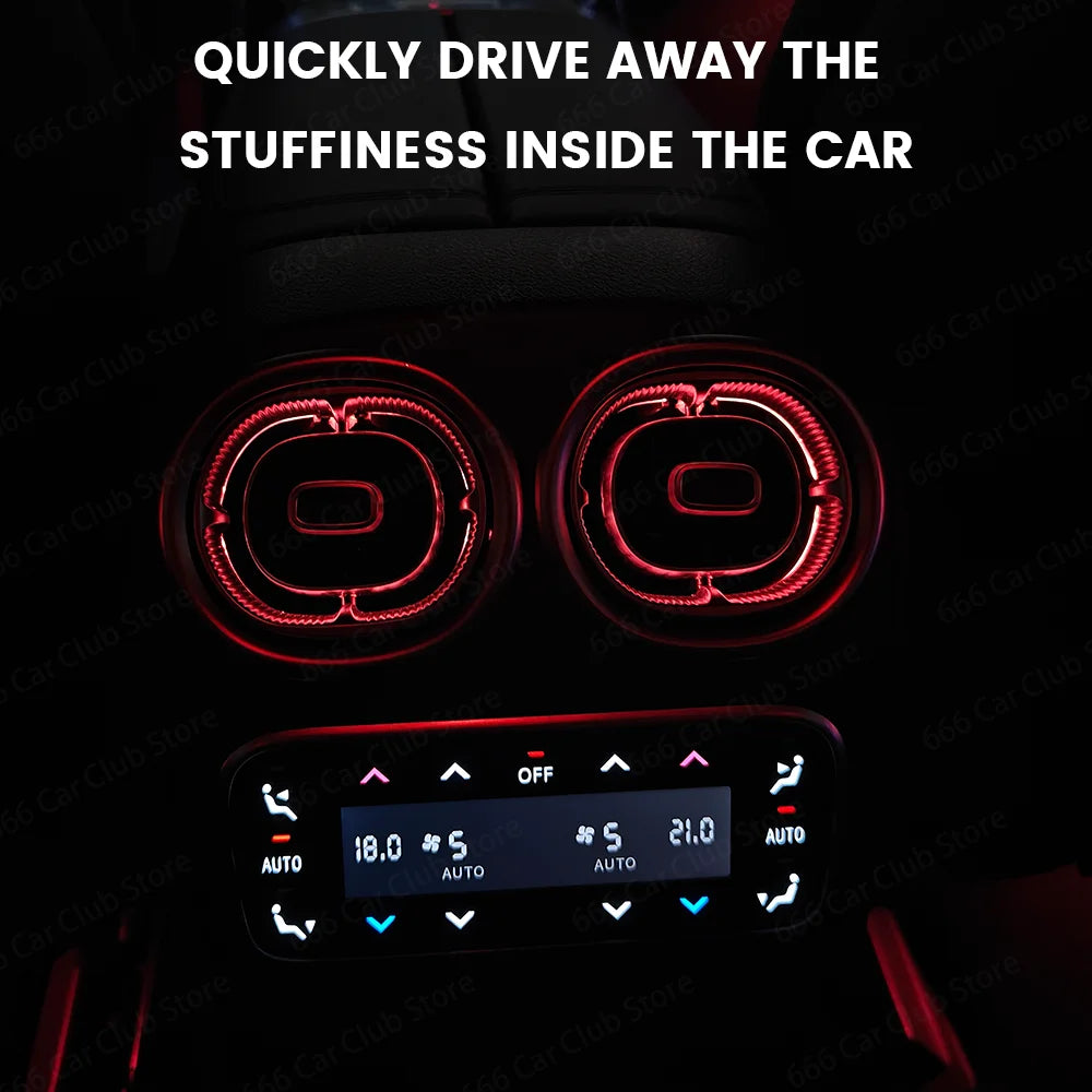 Rear Air Conditioning Panel AC Screen Upgrade For Mercedes Benz Benz W206 C-class Series Car Rear AC button LCD Control Panel