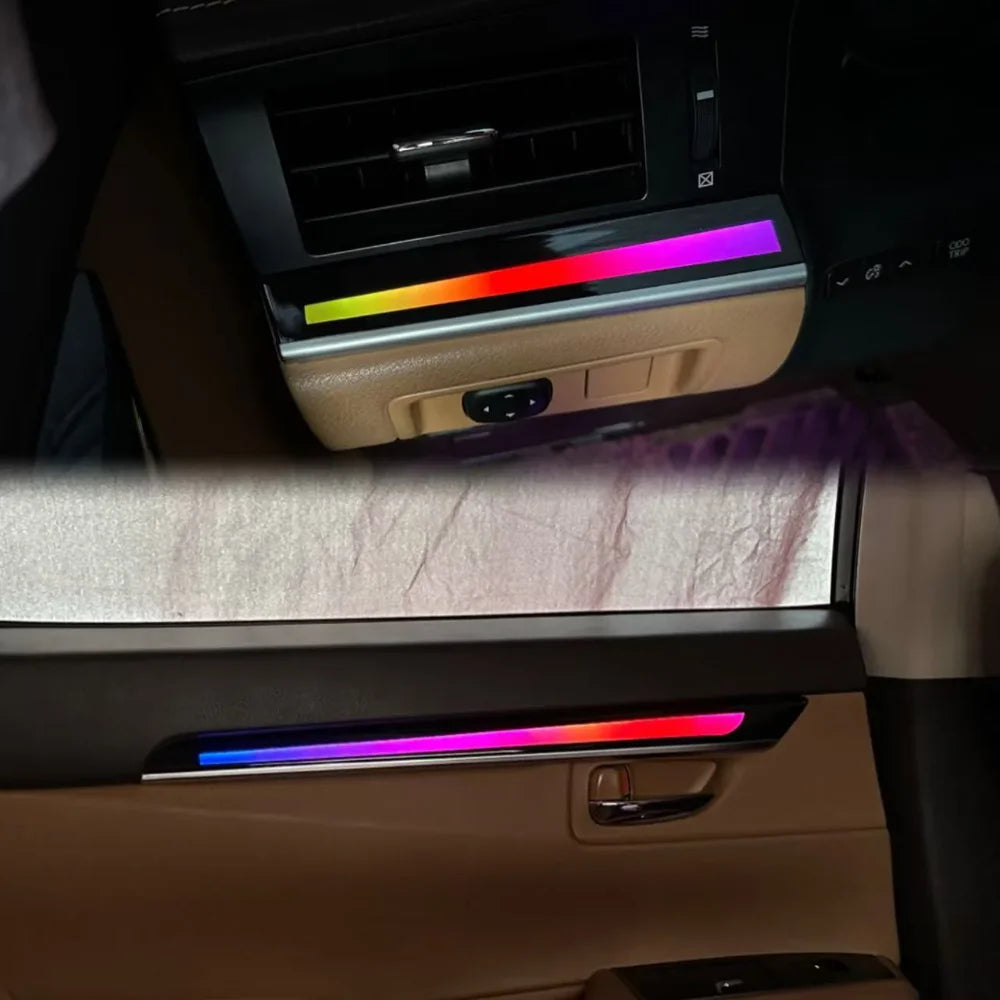 Upgrade Car Interior  Ambient Lighting for Lexus ES 2013-2017 Models 64-color Dynamic LED Symphony Decorative Accessories.