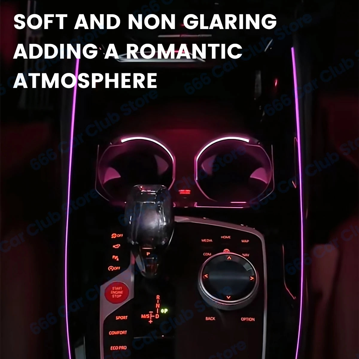 11 Colour LED Cup Holder Light For BMW X3 X4 iX3 X3M X4M G01 G02 Cup Holder Lamp Ambient Light Upgrade Automobiles And Spars