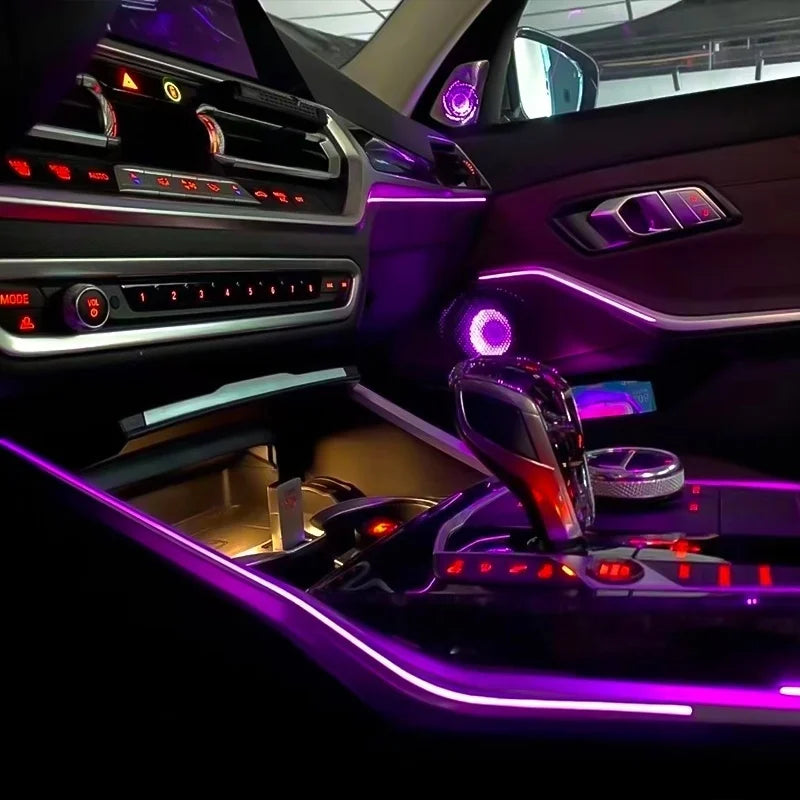 Center Console Saddle light 11 Colours For BMW New 3/4 Series G20 G22 M3 M4 LED Decorative lights Car Refit LED Ambient light