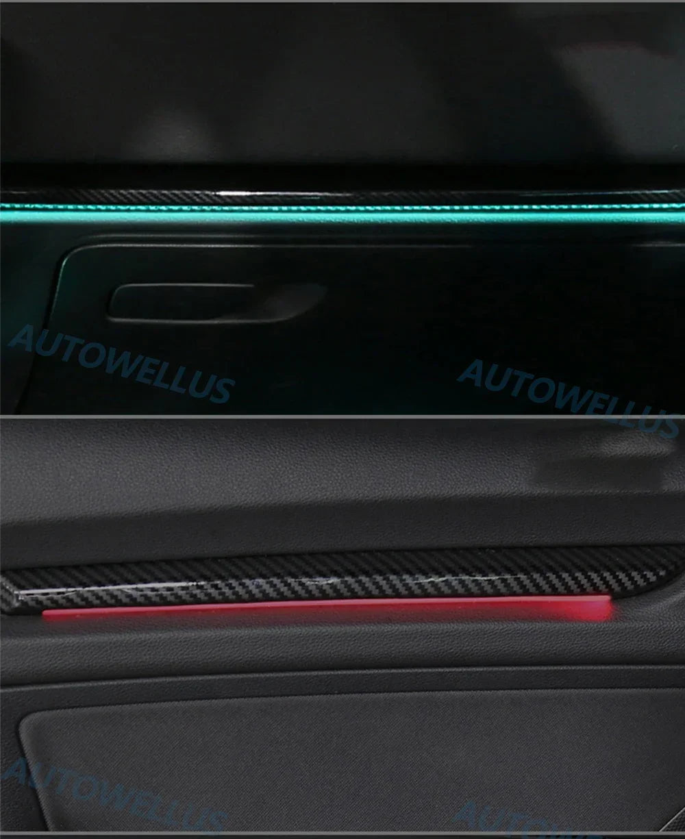 OEM Size 25 Leds Rainbow Kit For Audi A3 8V 8Y S3 RS3 2013+ Decorative Ambient Light Air Vent Atmosphere Lamp illuminated Strip
