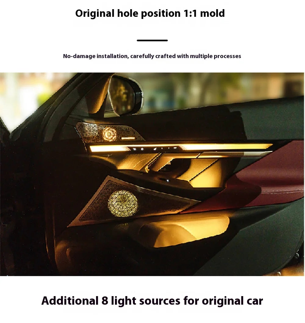 Black Grayt Door Panel Replacement Crystal Ambient Light For BMW 5 Series G60 Rear Door, 5 Series G60 Ambient Lighting Upgrade