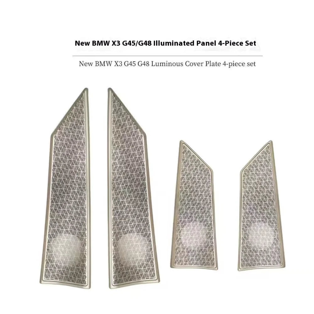 NEW For BMW X3 G45 G48 2025 Speaker Covers Grille Decorative Atmosphere Lamp Car Luminous Tweeter Treble Speaker Panel Refit
