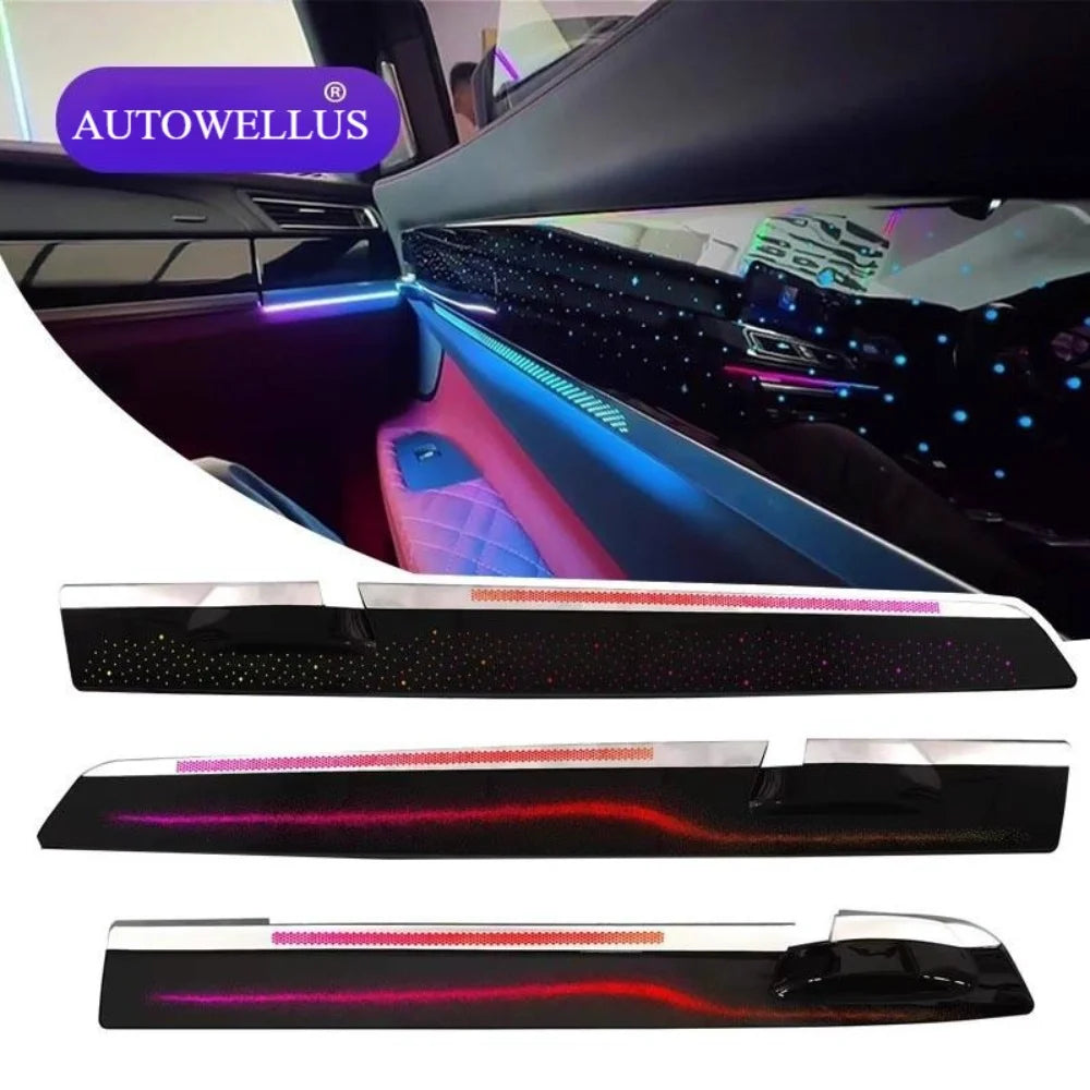 64 Color Car Interior Ambient Lighting App Control for BMW 2009-2015 7 Series F02 Symphonic Atmosphere Lights for Upgrade