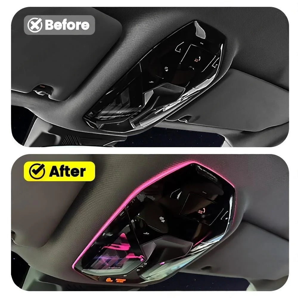 11 Color Led Ceiling Reading Ambient Light For BMW New 5 Series G60 i5 X3 G45 G48 Led Atmosphere Lights Starry Ceiling Light