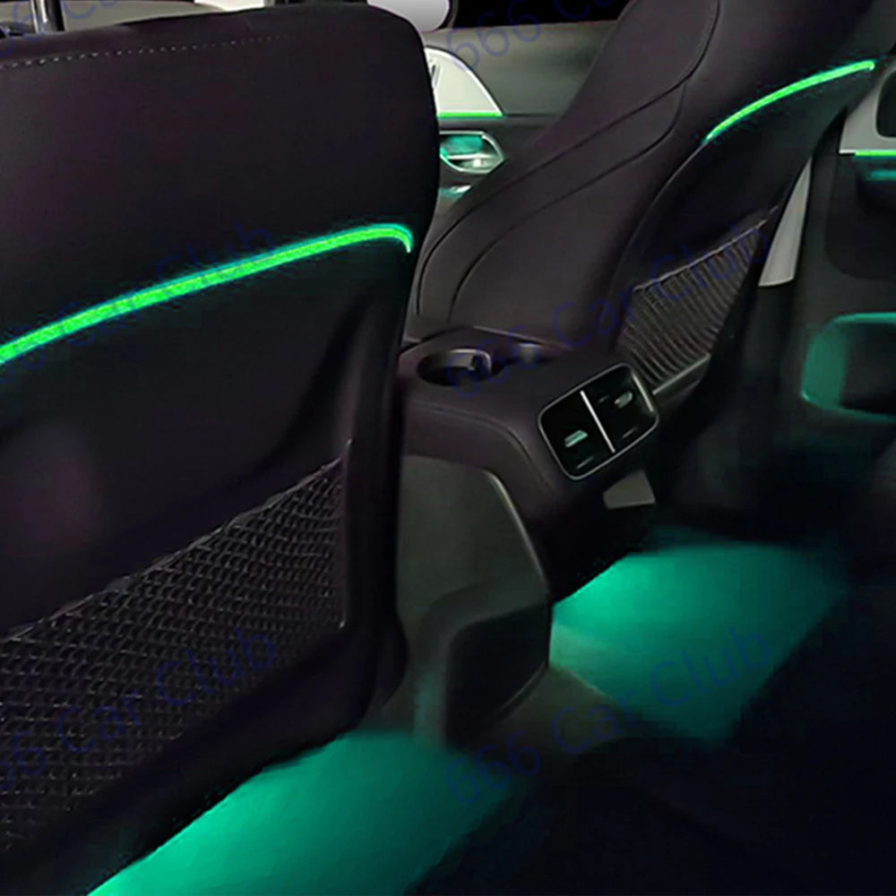 64 Colour Ambient Light LED Speaker Cover For Mercedes Benz W167 GLE GLS GLE53 GLS63 Sunroof lamp Seat light RGB Air Vents Refit